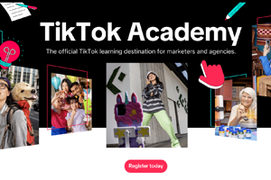 graphic depicting tiktok academy